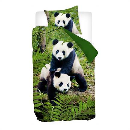 Pandas dekbedovertrek – Multi - Smulderstextiel.nl