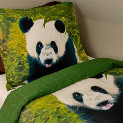 Snoozing Pandas flanel dekbedovertrek