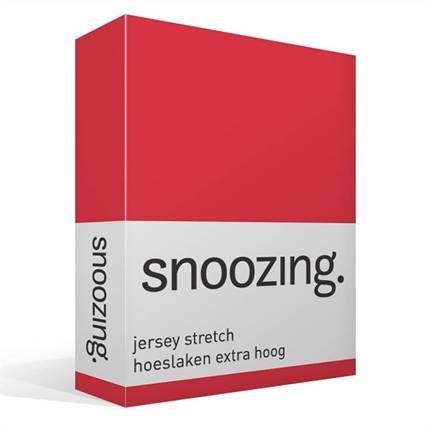 Snoozing jersey stretch hoeslaken extra hoog