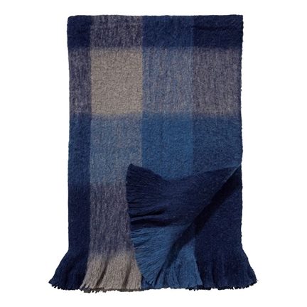Imitatiebont plaid grijs Imitatiebont plaid grijs