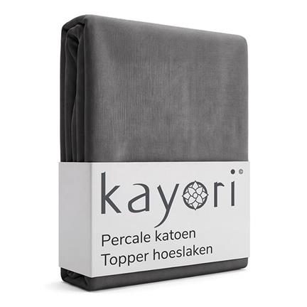 Kayori Shizu percale katoen topper hoeslaken